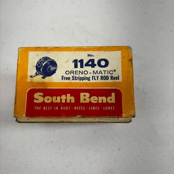 Rare Condition Vtg South Bend 1140 Oren-O-Matic Fly Reel In Box W/ Manual - NICE - Picture 10 of 12